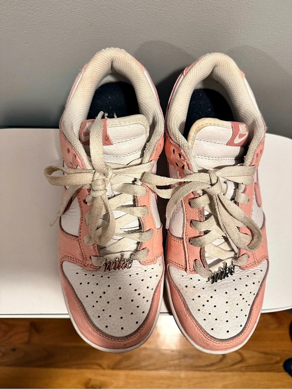 Nike Dunk Low Pink Bling Pink & White Sneakers